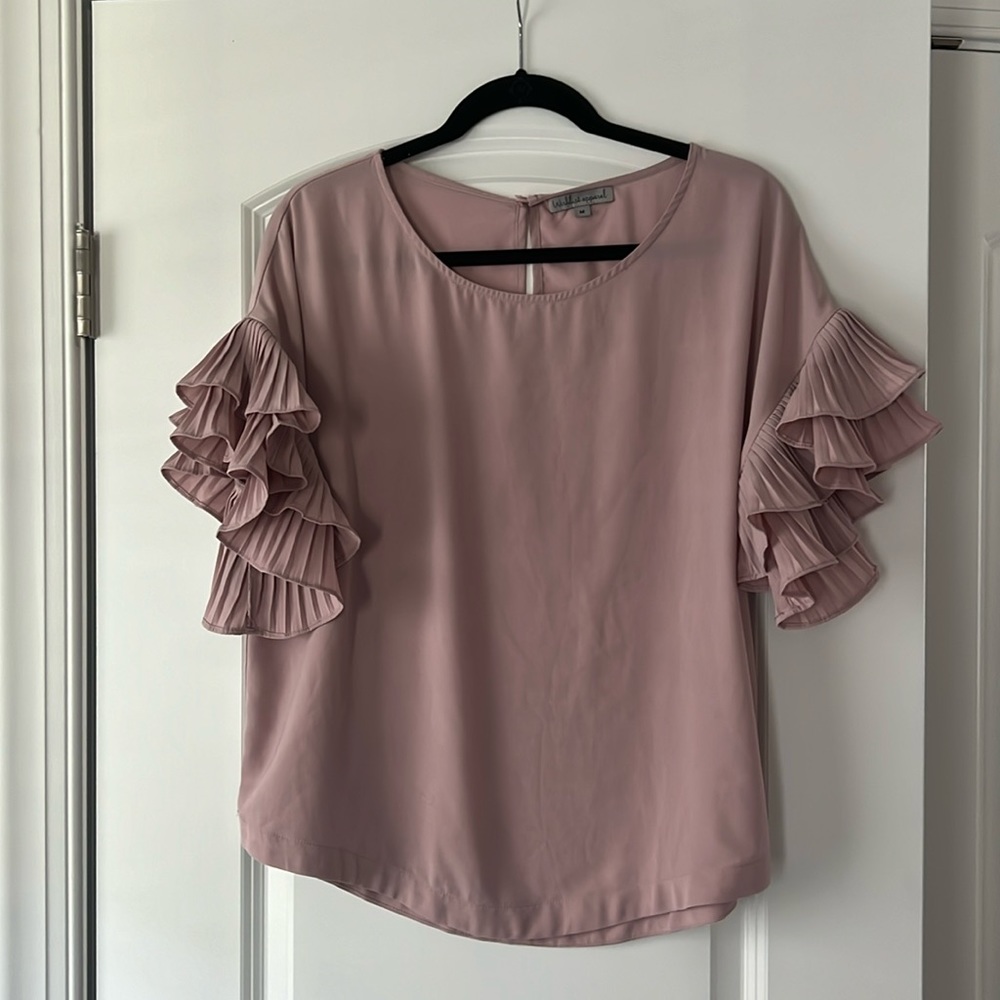 Mauve boutique blouse top